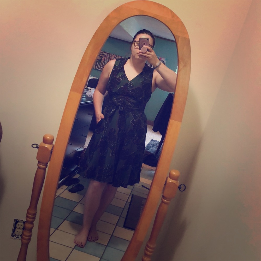 Tropical dress with pockets😍